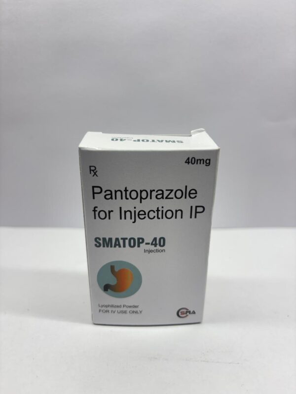 Smatop-40 Injection – Pantoprazole 40 mg IV (Lyophilized Powder)
