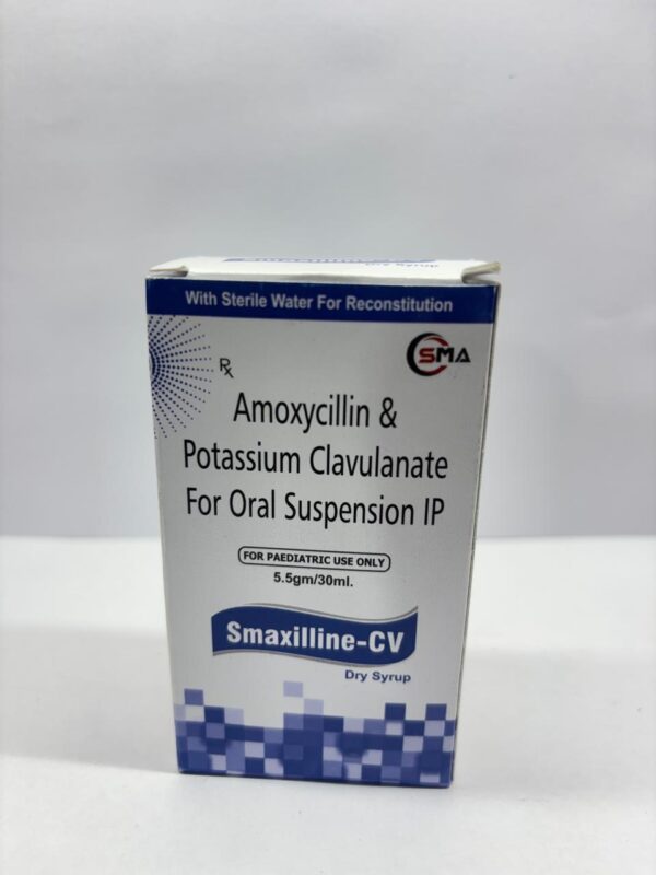 Smaxilline-CV Dry Syrup – Amoxycillin & Potassium Clavulanate Oral Suspension (Pediatric Use)