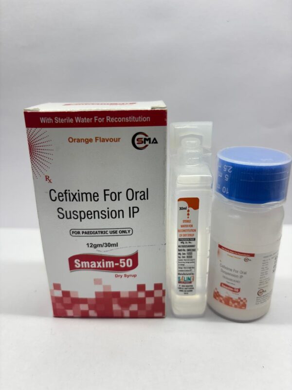 Smaxilline-CV Dry Syrup 30ml (Amoxycillin & Clavulanate Potassium) – Paediatric Antibiotic Suspension